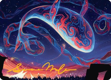 Spectacular Skywhale Art Card (Gold-Stamped Signature) (ASSOS-024)