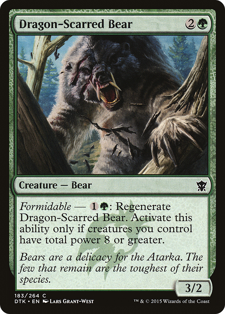 Dragon-Scarred Bear (DTK-183) (Foil)