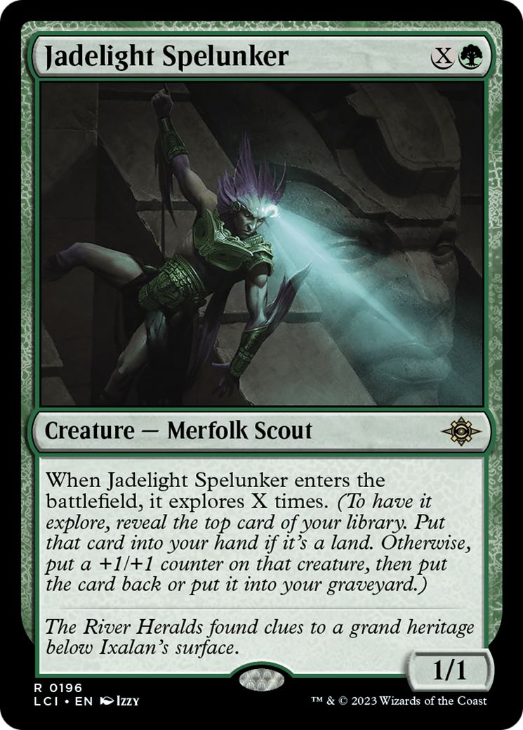 Jadelight Spelunker (LCI-196) (Foil)