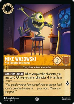 Mike Wazowski - Well-Rounded Entertainer (13-021)
