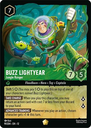 Buzz Lightyear - Jungle Ranger (12-091) (Cold Foil)