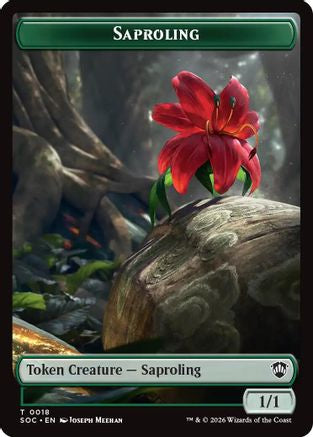Saproling // Pest (0023) Double-Sided Token (SOC-18 // 23)