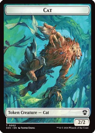 Cat // Inkling (0022) Double-Sided Token (SOC-2 // 22)