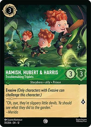 Hamish, Hubert & Harris - Troublemaking Triplets (12-070) (Cold Foil)
