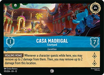 Casa Madrigal - Courtyard (12-170) (Cold Foil)