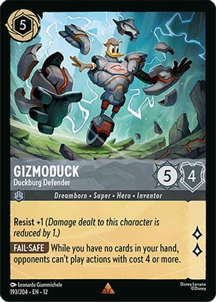Gizmoduck - Duckburg Defender (12-193) (Cold Foil)
