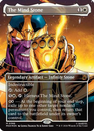 The Mind Stone (Borderless) (MSH-386) (Foil)