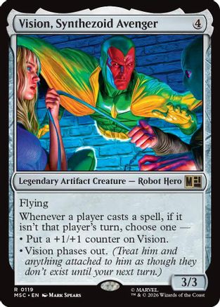 Vision, Synthezoid Avenger (MSH-119)