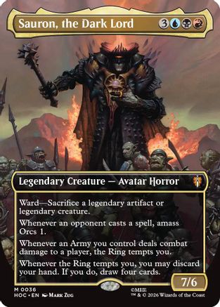 Sauron, the Dark Lord (Borderless) (HOB-036)