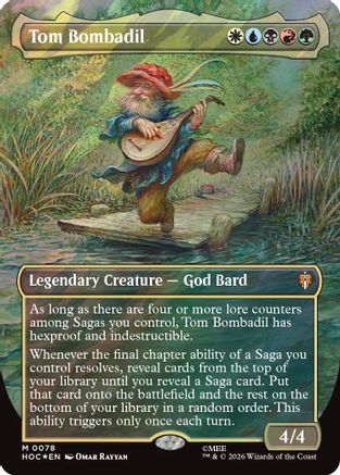 Tom Bombadil (Borderless) (Surge Foil) (HOC-078)