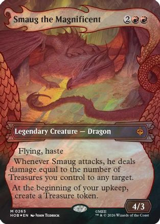 Smaug the Magnificent (Showcase) (Surge Foil) (HOB-265)