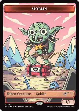 Goblin Token (2421) (SLD-2421) (Foil)