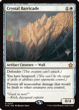 Crystal Barricade (PPSOS-007) (Foil)