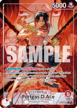 Portgas.D.Ace (001) (Alternate Art) (OP16-001) (Foil)