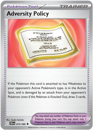 Adversity Policy (CRI-074) (Reverse Holofoil)