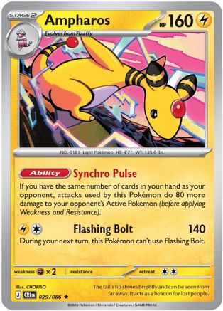Ampharos (CRI-029) (Holofoil)