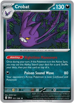 Crobat (CRI-051) (Holofoil)