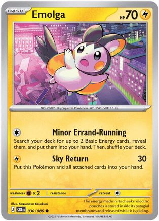 Emolga (CRI-030) (Reverse Holofoil)