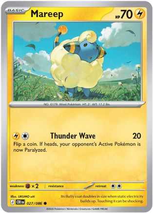 Mareep (CRI-027) (Reverse Holofoil)