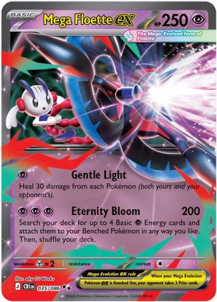 Mega Floette ex (CRI-035) (Holofoil)