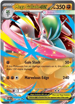 Mega Gallade ex (CRI-048) (Holofoil)