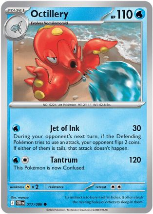 Octillery (CRI-017) (Reverse Holofoil)