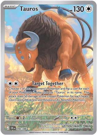 Tauros (CRI-096) (Holofoil)
