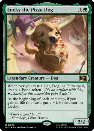 Lucky the Pizza Dog (MSC-726) (Foil)