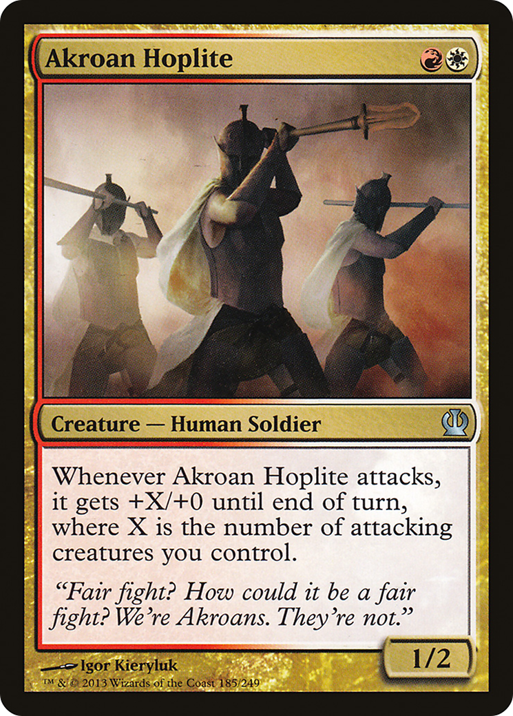 Akroan Hoplite (THS-185) (Foil)