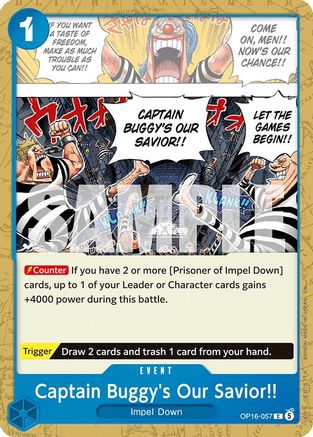 Captain Buggy's Our Savior!! (OP16-057)