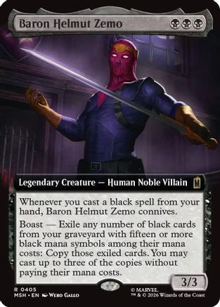 Baron Helmut Zemo (Extended Art) (MSH-405)