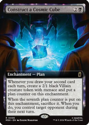 Construct a Cosmic Cube (Extended Art) (MSH-406) (Foil)