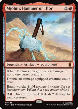 Mjolnir, Hammer of Thor (MSH-146) (Foil)