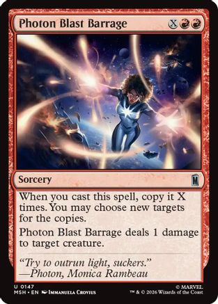 Photon Blast Barrage (MSH-147) (Foil)