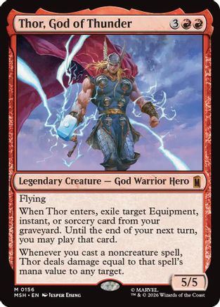 Thor, God of Thunder (MSH-156) (Foil)