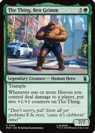 The Thing, Ben Grimm (MSH-190)