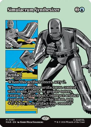 Simulacrum Synthesizer (Borderless) (MAR-061) (Foil)
