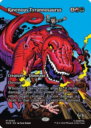Ravenous Tyrannosaurus (Borderless) (MAR-093)