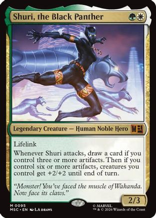 Shuri, the Black Panther (Surge Foil) (MSC-095)