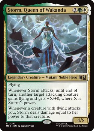 Storm, Queen of Wakanda (Surge Foil) (MSC-097)