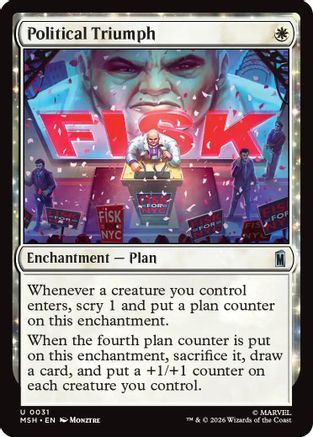 Political Triumph (MSH-031) (Foil)