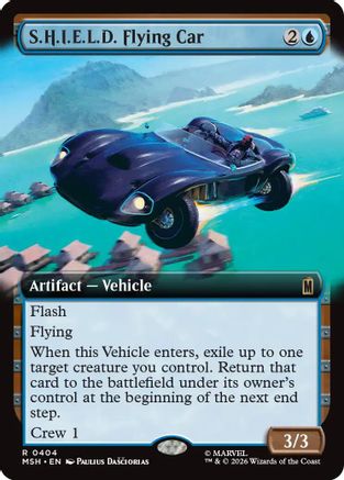 S.H.I.E.L.D. Flying Car (Extended Art) (MSH-404) (Foil)