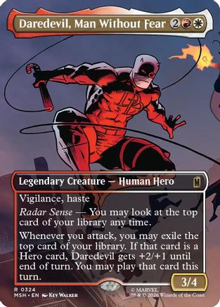 Daredevil, Man Without Fear (Borderless) (0324) (MSH-324)
