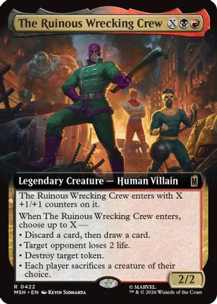 The Ruinous Wrecking Crew (Extended Art) (MSH-422) (Foil)