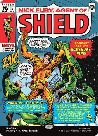 Nick Fury, Agent of SHIELD (Borderless) (0389) (MSH-389)