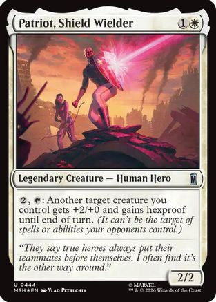 Patriot, Shield Wielder (Surge Foil) (MSH-444)