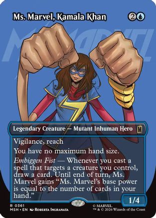 Ms. Marvel, Kamala Khan (Borderless) (MSH-361)