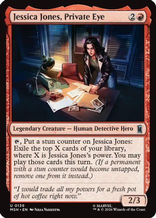 Jessica Jones, Private Eye (MSH-139) (Foil)