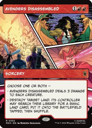 Avengers Disassembled (Borderless) (MSH-302)