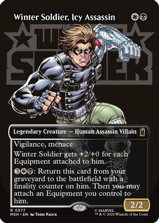 Winter Soldier, Icy Assassin (Borderless) (MSH-377)